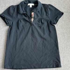 Burberry Classic Black Kids Polo Shirt 10Y